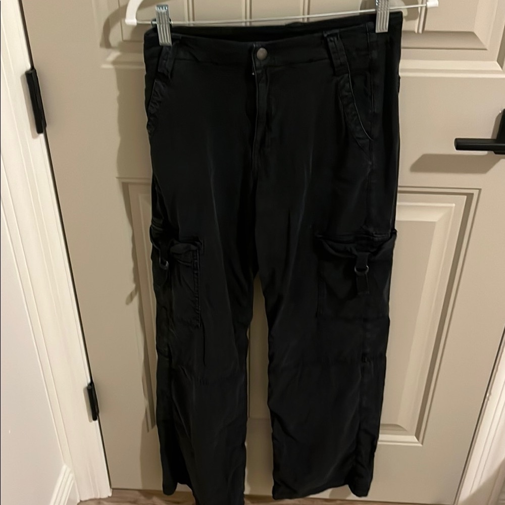 Black Cargo Pants american eagle